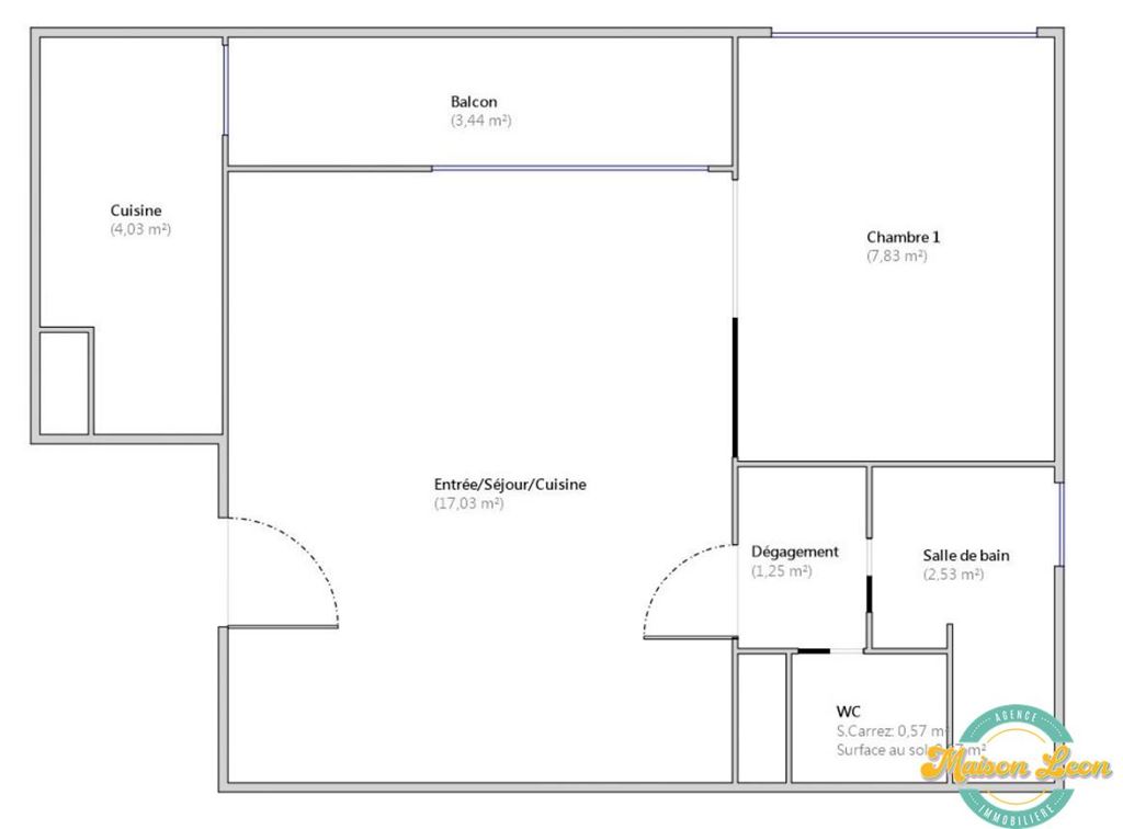 Appartement T2 LES CARROZ D'ARACHES (74300) Maison LEON