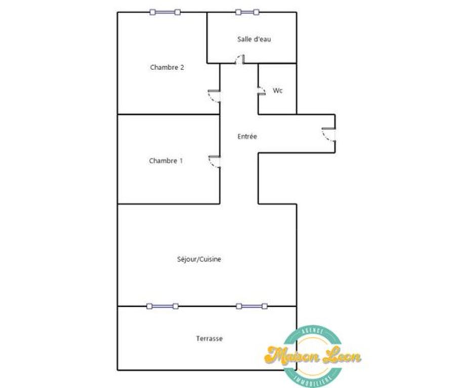 Appartement T2 BOURGOIN JALLIEU (38300) Maison LEON