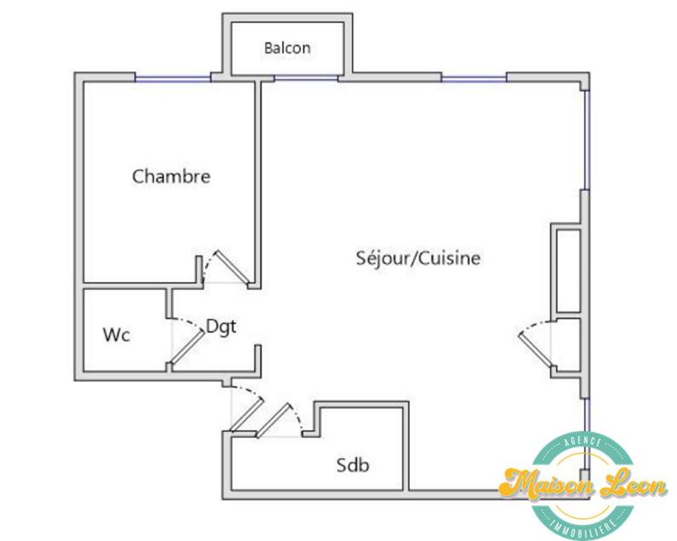Appartement T2 SAINT-ALBAN-DE-ROCHE (38080) Maison LEON