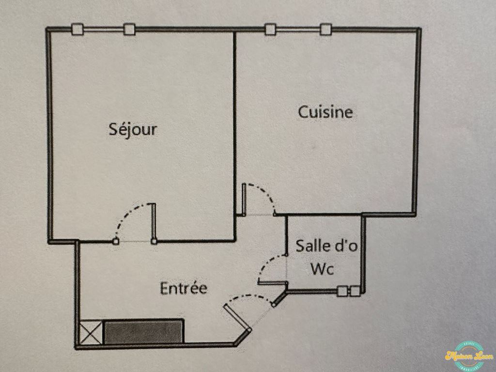 Appartement T1 LYON 07 (69007) Maison LEON