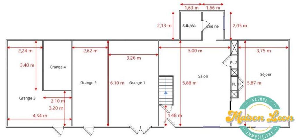 Maison LA CHAPELLE DE LA TOUR (38110) Maison LEON